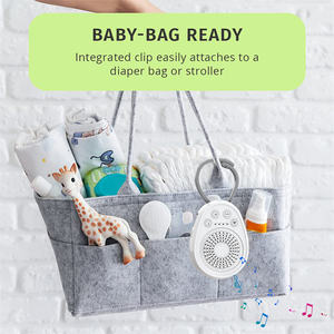 Mesin Mini nirkabel portabel, tanpa WiFi diperlukan 20 suara menenangkan nada janin tanpa kabel, alat kebisingan putih untuk perjalanan rumah - Product Image 4