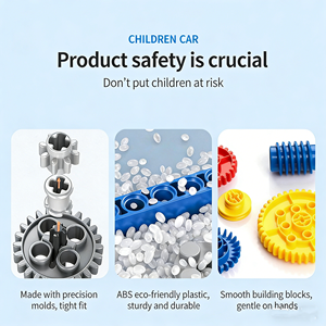 مجموعة ألعاب روبوت تعليمية للأطفال من البلاستيك لبناء المكائن والبرمجة، هدية تعليمية في مجالات العلوم والتكنولوجيا والهندسة والرياضيات - Product Image 4