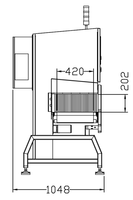 Nouvelle machine d'inspection alimentaire aux rayons X MDC V4015, détection de l'or, haute précision 1%, écran tactile 15 pouces, interface multi-langues, apprentissage automatique