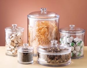 Dispensador Hermético de Caja de Dulces, Contenedor de Comida a Granel de Acrílico, Especias, Fruta Seca Dulce, <span class=keywords><strong>Miel</strong></span>, Nuez, Cereal, Novedad - Product Image 5