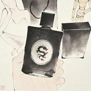 Parfum pour femme L Black Bottle, best-seller aux États-Unis, senteur café vanille orientale gourmande extrêmement longue durée, en spray, idéal pour les soirées. - Product Image 1