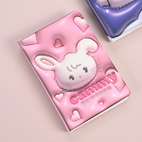 3D Unicornio Visual Ultra-suave Cubierta Adorable Personajes de dibujos animados Japón Estilo coreano Cuaderno diario