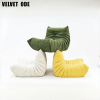 Fauteuil Caterpillar Pinwale à base sans pieds, sommet pointu, surpiqûres, entretien facile, charme rétro, pour espace de vie, direct usine