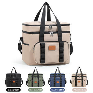 Bolsa Térmica Aislada de Doble Capa y Gran Capacidad, Bolsa de Picnic Portátil, Bolsa para Equipo de Pesca, Bolsa Térmica Cruzada, Nevera Portátil - Product Image 5