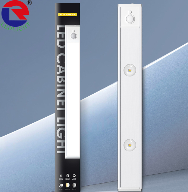 Wholesale Led Sensor Under Cabinet Lights Wireless Rechargeable Cupboard Light with Removable Battery Lamp