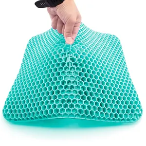 Cooling And Breathable Honeycomb Design Absorbs Pressure Points Nonslip And Ergonomic Gel Seat Cushion Best Seller