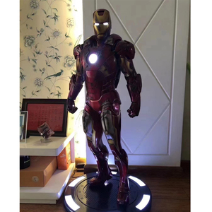 Statua Personalizzata di Iron Man <span class=keywords><strong>Marvel</strong></span> 1/2 Mk50, Scultura in Resina di Iron Man 110cm, Action Figure per Decorazione - Product Image 4