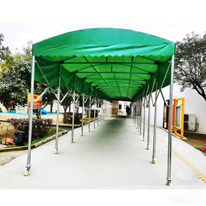   Abri de chantier rétractable pour entrepôt - Auvent pliable et mobile durable pour la pause des travailleurs - Product Image 4