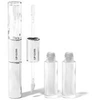 Contenant de maquillage vide personnalisé 2ml*2, tube pour rouge à lèvres liquide et brillant à lèvres, emballage de maquillage OEM de haute qualité, finition brillante