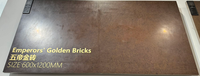 Carreaux de sol en porcelaine polie de qualité supérieure China Golden Brick Royal, pour usage extérieur et intérieur, antibactériens