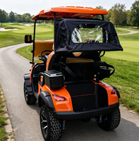 Mobil Golf Listrik 2 Kursi yang Sudah Diperbarui, Legal di Jalan Raya, dengan Bak Muatan dan Kanopi Anti Hujan