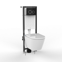 Fournisseurs chinois de toilettes Nouveau design Articles sanitaires Toilettes intelligentes suspendues au mur pour hôtel, bureau à domicile