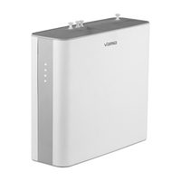 Système de purification d'eau par osmose inverse sous l'évier électrique avec lumière UV, auto-nettoyage, débit de 100 GPD pour l'hôtellerie et l'usage domestique