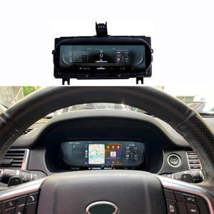 Lecteur DVD de voiture à double écran LCD 12,3 pouces, tableau de bord numérique, système multimédia stéréo pour <span class=keywords><strong>Mercedes</strong></span> C W205 GLC X253 2015-2020 - Product Image 5