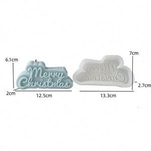 Moules à bougies de Noël en silicone pour aromathérapie, outils de cuisson pour savons et gâteaux faits à la main, emballés en sac OPP - Product Image 1