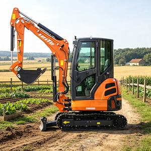 Compact Home Garden Digger 1 Ton 2 3.5 Crawler Mini Excavator Engine Small for Farm Construction - Product Image 2