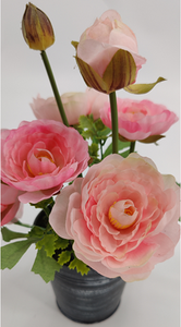 Plante Rose artificielle de haute qualité, décoration d'intérieur couleur Rose - Product Image 5