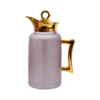 Vente chaude De Luxe 2L Arabe Thermos Eau Thé Café Vide Pot En Acier Inoxydable Thermique Vide Flacons Cruche