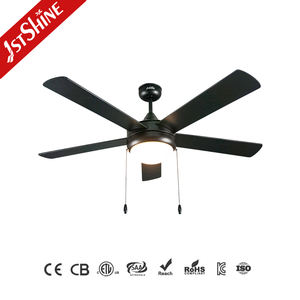 พัดลมติด<span class=keywords><strong>เพดาน</strong></span> Stshine 1ชิ้น,พัดลมเพดานโซ่ดึงแบบดั้งเดิมดีไซน์แบบมีเสถียรภาพ - Product Image 2