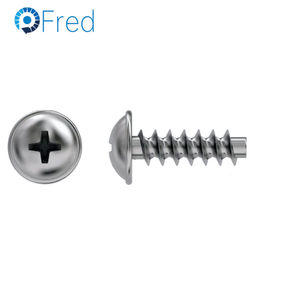 Tornillos Autorroscantes Phillips de Cabeza Plana K30 K35 K50, Rosca PT, Estilo Ovalado, Sistema Métrico, Acero Inoxidable, Acabado Liso, Clase 4.8 6.8 - Product Image 1