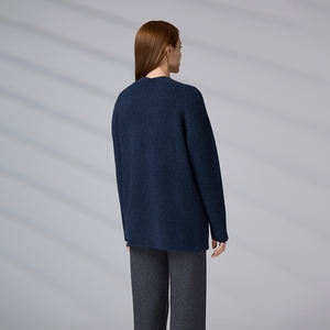 Suéter Cárdigan de Punto Personalizado de Manga Larga con Bolsillo para Mujer, Elegante para Primavera/Otoño - Product Image 5