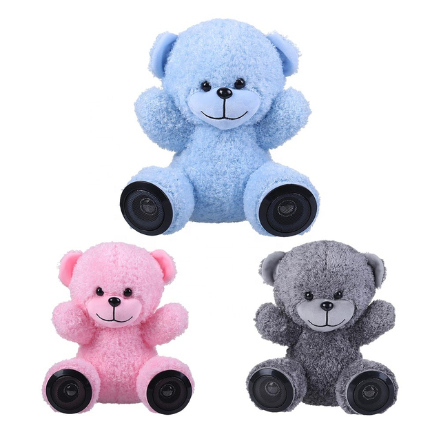 Custom Plush Teddy Bear Plush Toy With Music Boxes High Quality Soft Stuffed Animals Speaker Toys