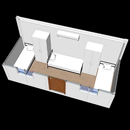 XH роскошный 20ft модульный контейнерный Дом Съемный PrefabTiny кемпинг для использования в офисе или в торговом центре - Product Image 6