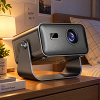 Mini projecteur LED HD Plug-and-Play, lampe holographique portable, lampe de coucher de soleil artistique, DLP, Smart Android TV, projecteur sans fil, écran de poche 3D