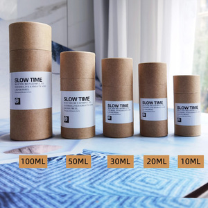 Envase <span class=keywords><strong>de</strong></span> Vidrio Personalizado para Cosméticos, Caja <span class=keywords><strong>de</strong></span> Regalo para Aceites Esenciales, Contenedor Redondo en Forma <span class=keywords><strong>de</strong></span> <span class=keywords><strong>Tubo</strong></span>, Venta Caliente - Product Image 3