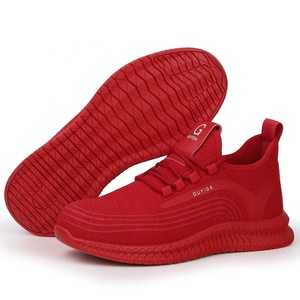 <span class=keywords><strong>Scarpe</strong></span> <span class=keywords><strong>Antinfortunistiche</strong></span> Unisex GUYISA Nuovo Design in Rete <span class=keywords><strong>con</strong></span> Suola in Gomma Rossa e Ammortizzatore per <span class=keywords><strong>Tacco</strong></span>, Antiscivolo per Tutte le Stagioni - Product Image 3