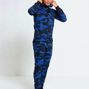 Chándal de camuflaje con cremallera completa de invierno estampado personalizado para hombre-Conjunto de pantalones de chándal y Sudadera con capucha de gran tamaño - Product Image 6