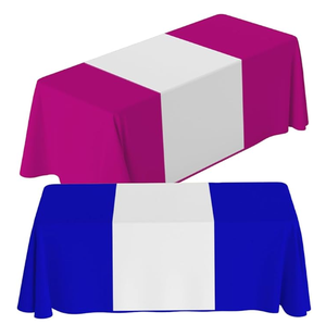 Camino de Mesa Personalizado de Alta Calidad, Estilo Bandera, Tejido de Punto, Cualquier Tamaño, Logotipo Empresarial Personalizado, Accesorio Publicitario - Product Image 1