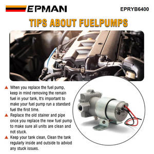 EPMAN 110 GPH Elektrische Kraftstoff pumpe mit Regler Street Strip Vergaser Anwendung 14 PSI Universal <span class=keywords><strong>3</strong></span>/8 "NPT Ports EPRYB6400AD - Product Image 6