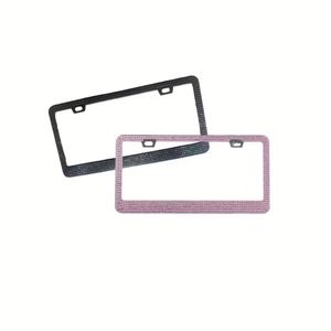 Marco Universal para Matrícula de Coche con Cristales de Diamantes y Pedrería en Relieve - Product Image 1