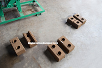 Mini brique d'argile faisant la machine QMR 2-40 pas cher manuel interlock brique de sol faisant la machine