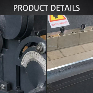 Cintreuse manuelle à double marteau pour tôles, lame segmentée de 10 cm, avec services de formage des extrémités pour tôles pliées - Product Image 2