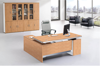 Guangdong Factory MDF Executive Boss Desk 9351 Nouveau Design Bureau et Mobilier de maison Convertible Style traditionnel