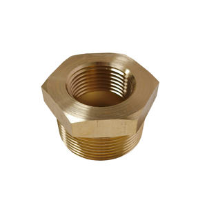 Переходник-редуктор латунный с наружной на внутреннюю резьбу, фитинг для шланга, прямой шестигранный ниппель, размеры 1/8, 1/4, 3/8, 1/2 дюйма - Product Image 3