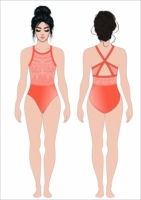 Robes de danse de scène Edrei rouge bordeaux pour la gymnastique et le ballet, tenue de performance tendance, confortable, élégante et respirante en polyester