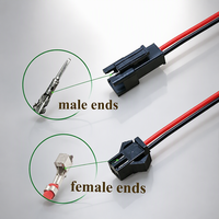 Kit de connecteurs JST SM à 4 broches, adaptateur micro JST mâle-femelle, câble de 15 cm 20AWG pour bande LED