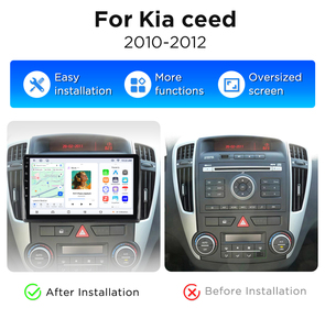 Radio estéreo Junsun de 9 pulgadas con Carplay y Android Auto para KIA CEED 2010-2012, reproductor multimedia con GPS, navegación Android y pantalla táctil IPS. - Product Image 2