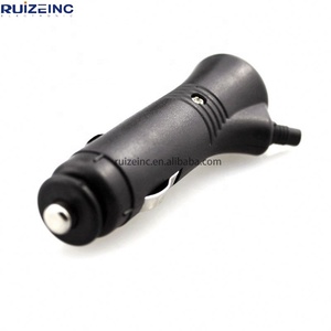 Prise allume-cigare de voiture avec interrupteur indicateur lumineux prise allume-cigare 12-24V - Product Image 2