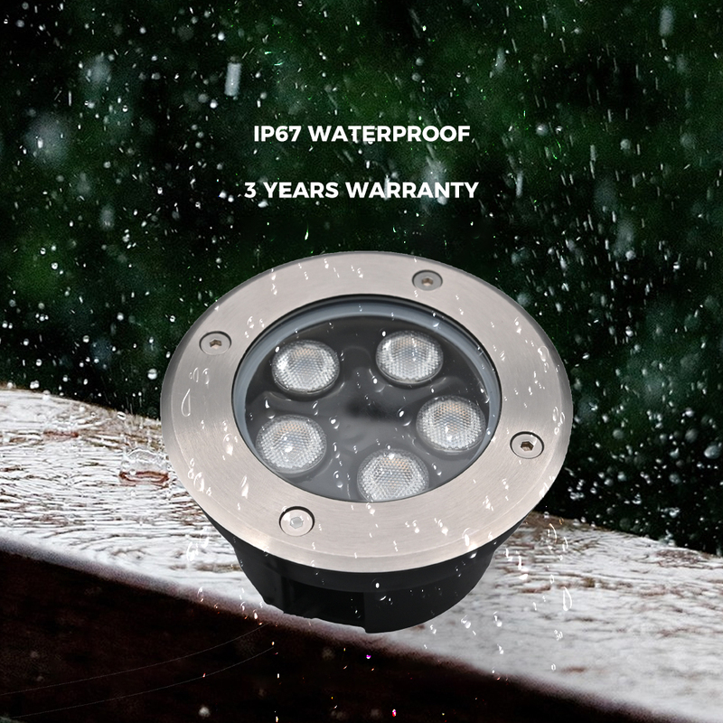 3000K IP67 LED Underground Light Aluminum