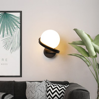 Applique murale lumineuse Led pour éclairage télécommande Simple corps en fer pour chambre salon escalier allée hôtel fond mur