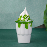 250m de crème glacée artificielle en résine souple, simulation réaliste de sundae, décoration alimentaire, dessert, accessoires de présentation, modèle de faux sucre, bricolage