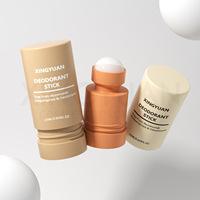 Emballage cosmétique cylindrique personnalisé, flacon roll-on de 25 ml, déodorant, flacon en plastique PP, répulsif anti-moustiques, distributeur d'anti-transpirant