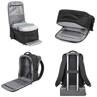 Mochila Multifuncional Impermeable para Viajes y Negocios, Venta al por Mayor, Correa de Hombro Ajustable, Gran Capacidad, para Portátil
