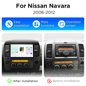 Autoradio Junsun sans fil Carplay Android Auto pour Nissan NAVARA 2006-2012, lecteur DVD, systèmes intelligents DSP SWC RDS GPS FM - Product Image 2