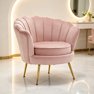 Leisure Chair Modern Nordic Small Sofa <b>Stool</b> Nail Salon Chair For Clothing Store <b>Bedroom</b> Popular Indoor Lounge Chair - Product Image 1