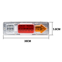 Feu de remorque LED blanc feu stop clignotant/feu arrière de remorque/feux de signalisation pour voiture camion camion remorque lampe universelle